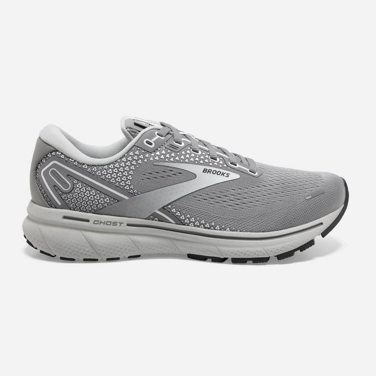 Brooks Ghost 14 Womens Cushioned Road Running Shoes - Alloy/Grey/Silver - Philippines (097342GQA)